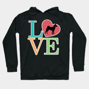 Love basenji best basenji Hoodie